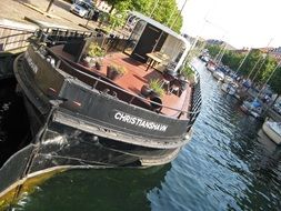 canal boat in the Netherlands