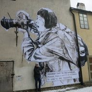 photography wall graffiti