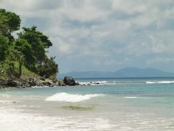 Tropical beach in summer