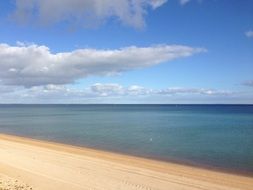 Empty ocean coast