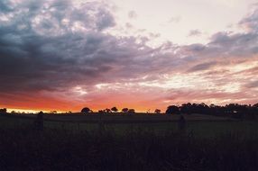 infinitely beautiful sunset