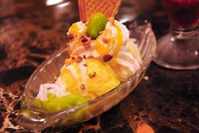 colorful dessert in thailand