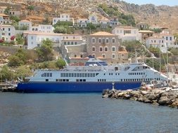 cruise ship in Greece