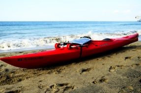 red kayak