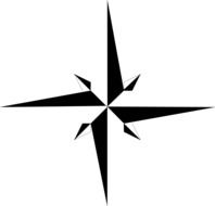 compass star drawing