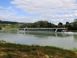 ship like a hotel on the Danube