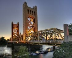 Tower Bridge in Sacramento