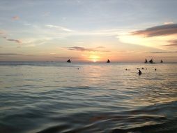 sun beach sunset
