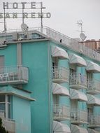 hotel building in italy
