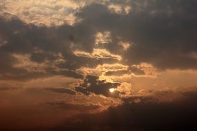 dark night sky