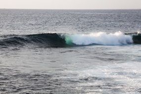 stormy ocean waves