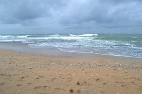 Sandy ocean beach