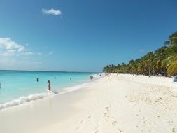 dream beach in Saona island