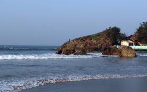 beach near the mountain