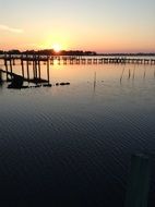 Sunset in North Carolina