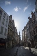 belgium brussel Road between buildings sky scene