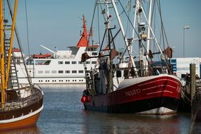 fishing boats in the North Sea