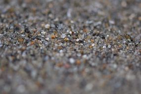 Small sand stones beach
