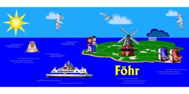 Island in Germany clipart