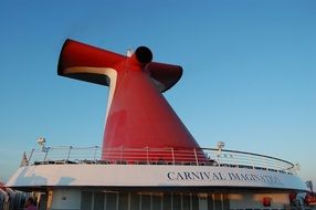 ship under the blue sky