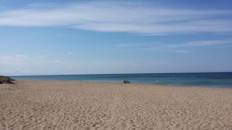 Empty Sand beach