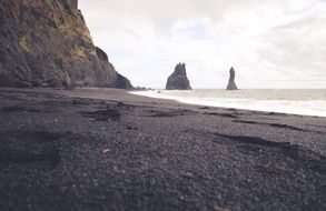 cliffs on the shore