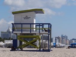 building on a miami florida beach