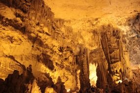 karst phenomena in the cave