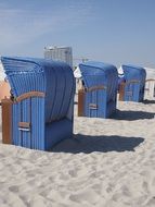 blue beach chair