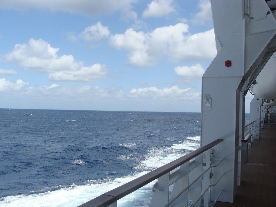ship at sea