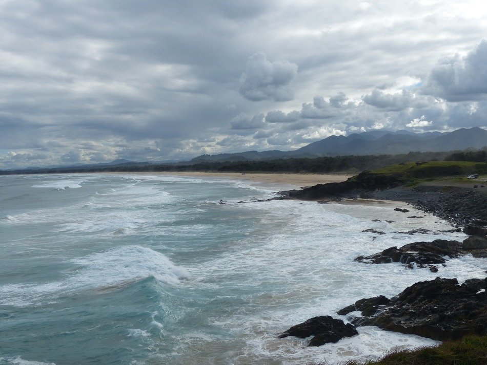 panorama of the surf in australia