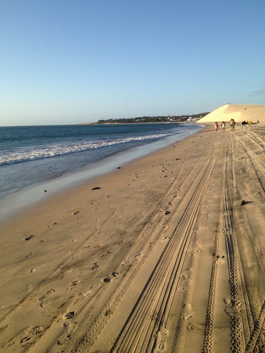jericoacoara at the sunset