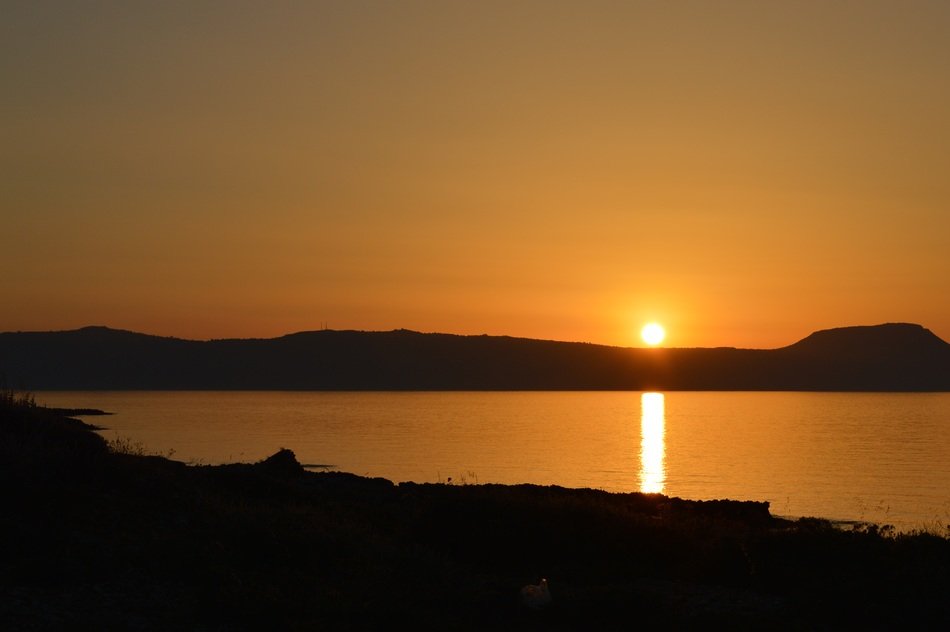 west sun of Crete