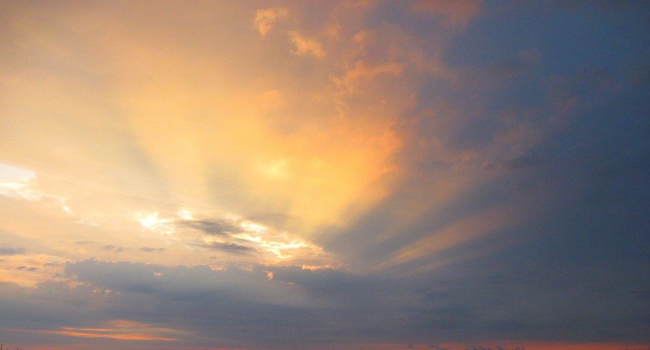 Clouds in the evening