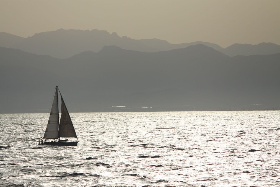 sailboat in sardinia