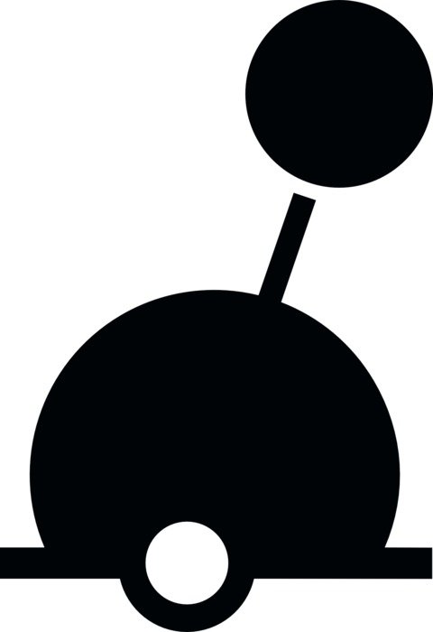 buoy symbol in the ocean