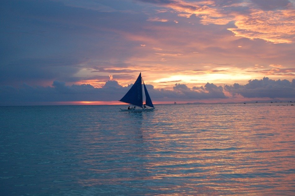 sailing sunset philippines