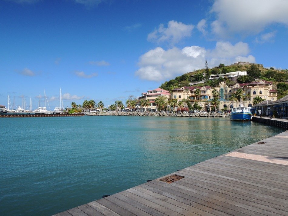 dock in the Caribbean