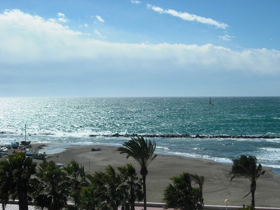 beach in almeria
