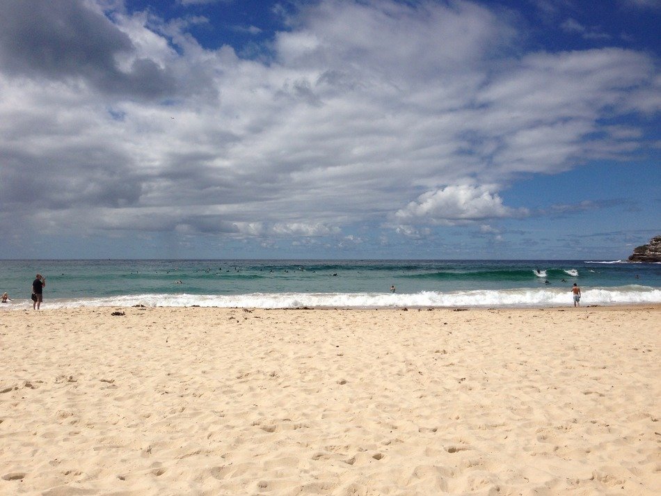 sandy beach in sydney
