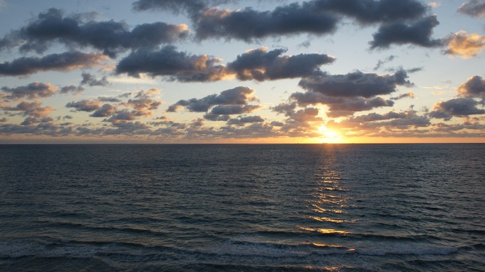 infinitely beautiful sunrise