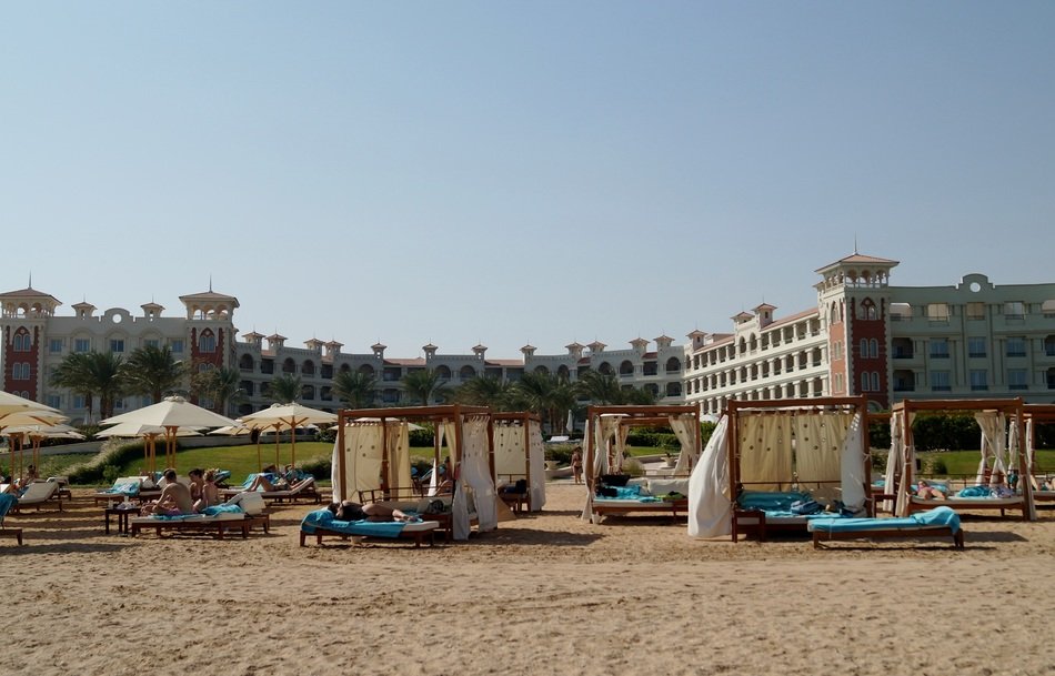 Beach near the hotel in Hurghada