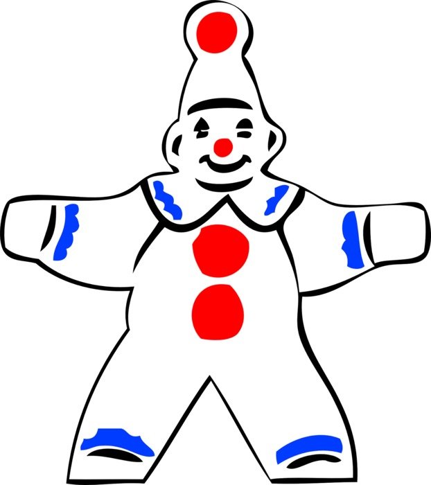 toy clown, drawing