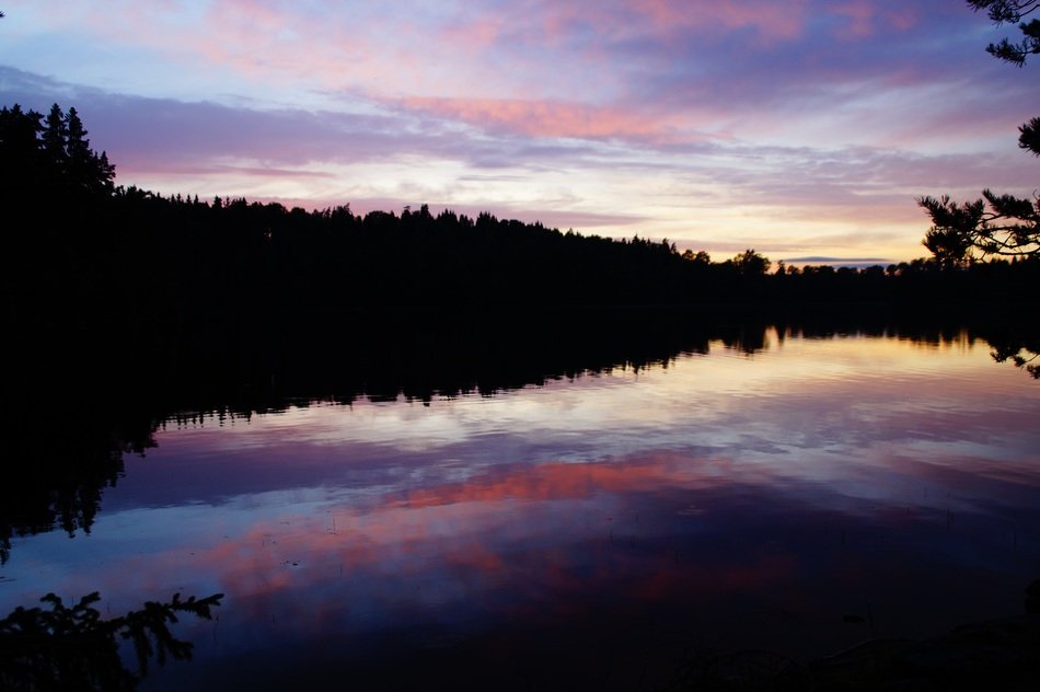 Lake Ferrion at dusk