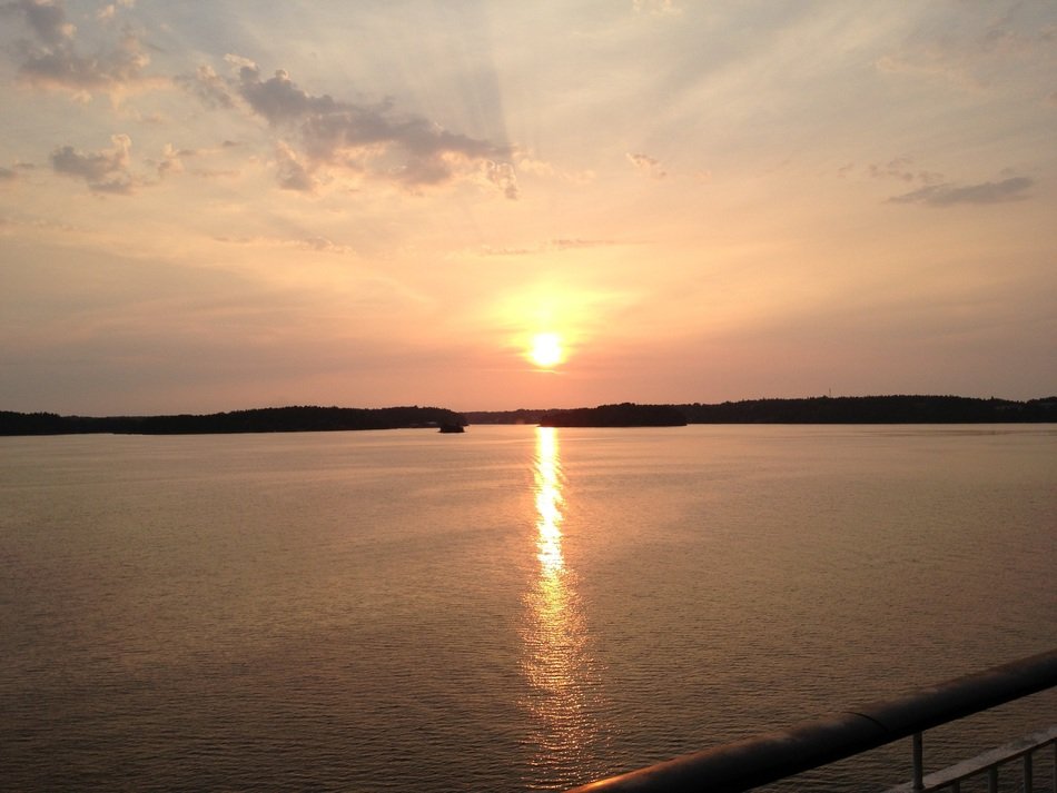 picture of incredibly beautiful sunset