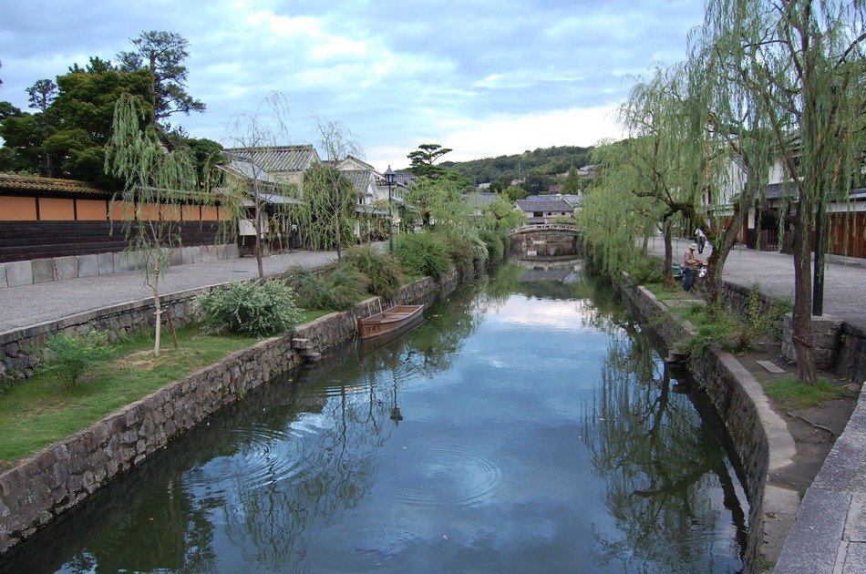 beauty zone near the river in japan