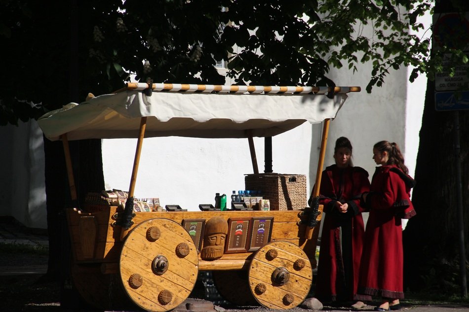 trading tent in Tallinn