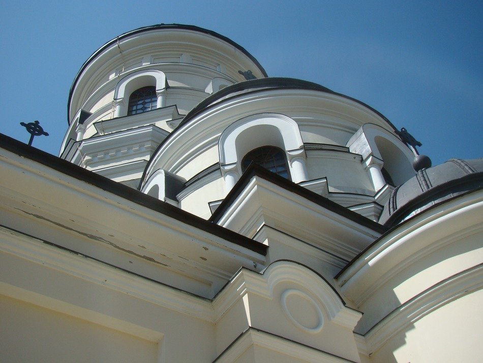 building of the cathedral in moldova