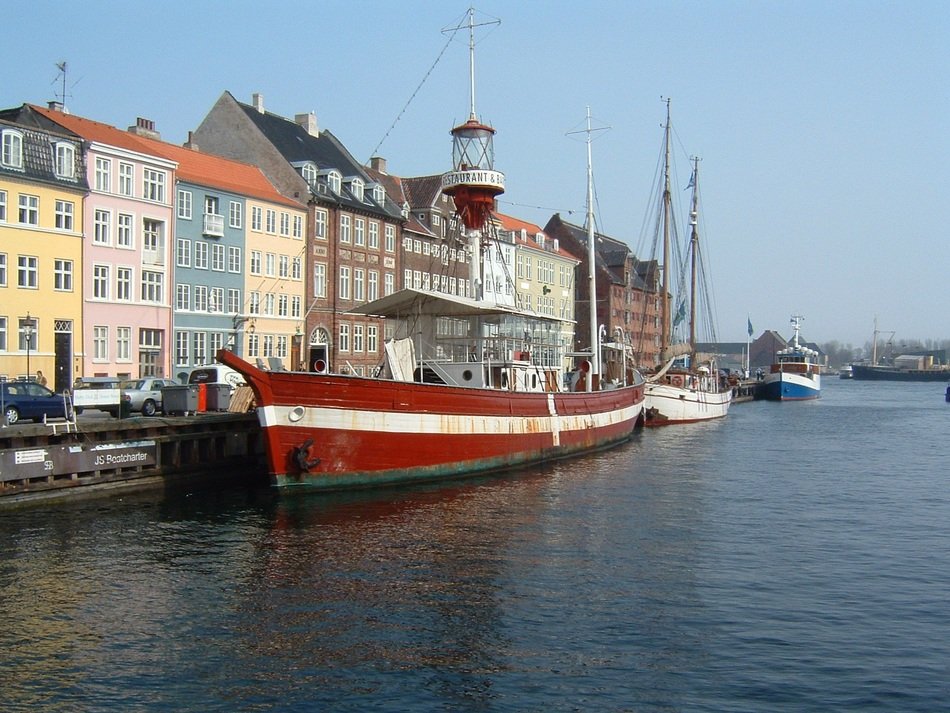 ships near the coast in copenhagen