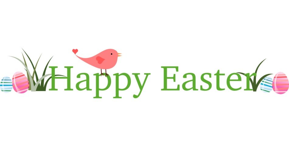happy easter as a graphic image